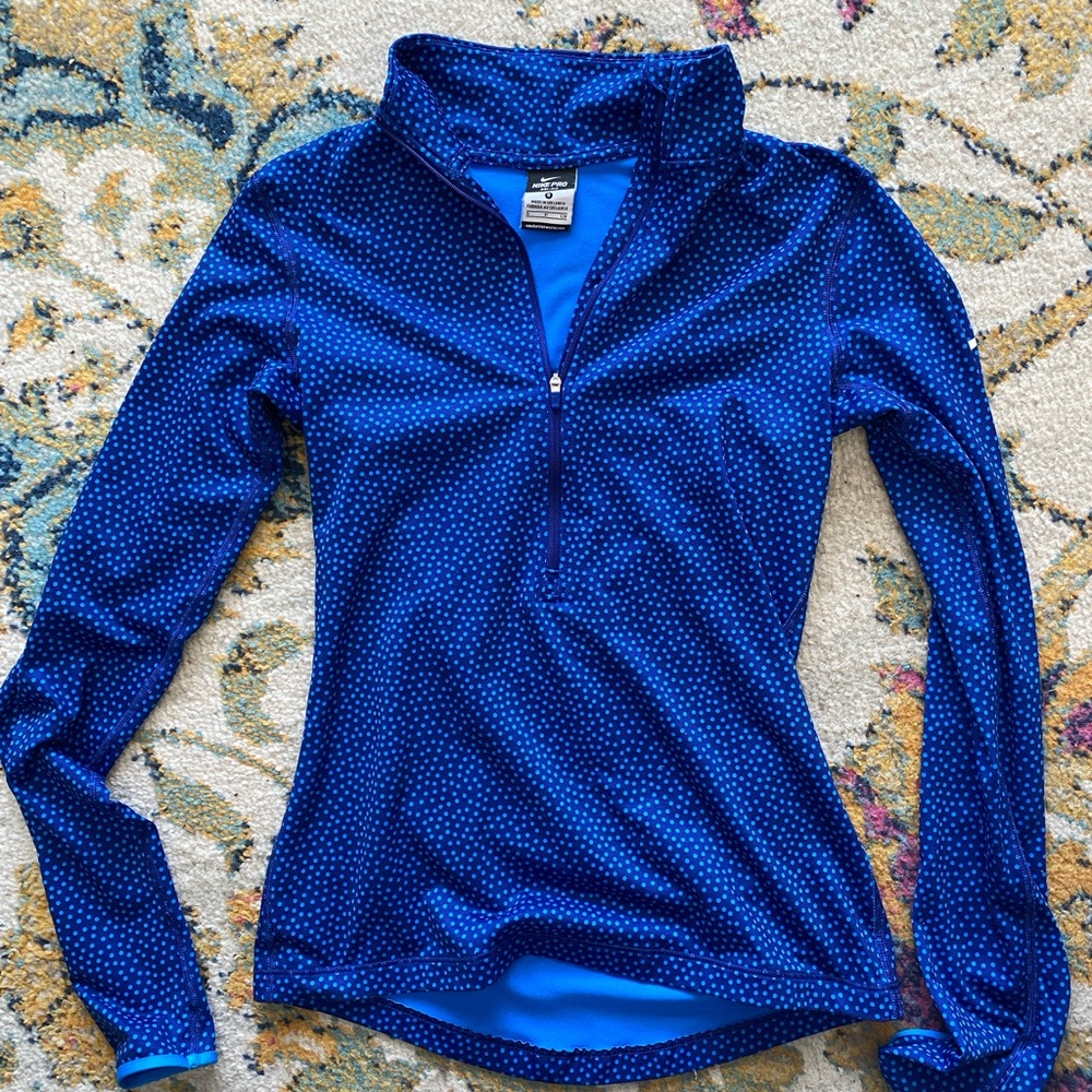 Nike Blue Long Sleeve Women's Top